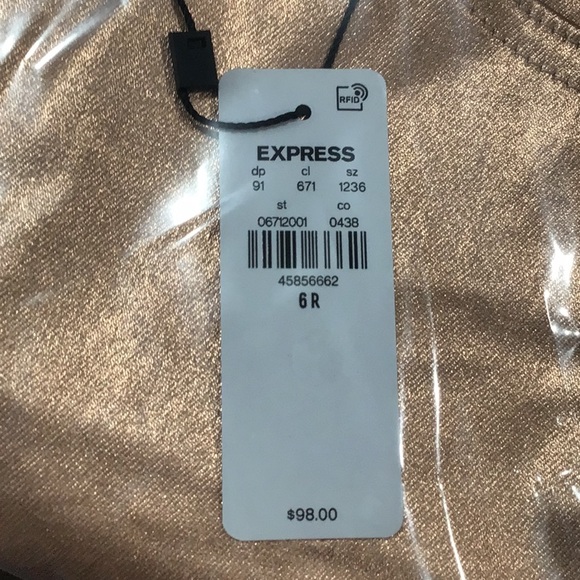 Express Womens High Waisted Modern Straight Jeans. Size 6R. New. - Picture 6 of 12